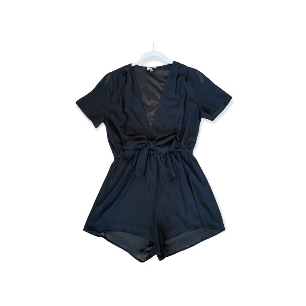 Deep V Romper